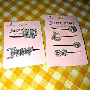 Juicy couture hair clips